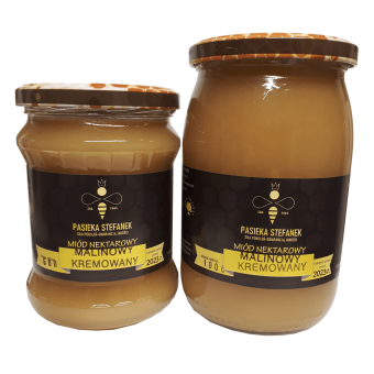 Malinowy miód kremowany