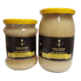 miód rzepak kremowany